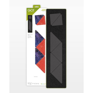 AccuQuilt GO! Setting Triangles (4" Finished) - die for fast precise multi-layer fabric cutting