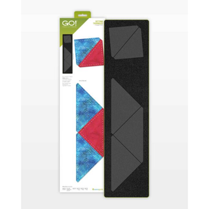 AccuQuilt GO! Setting Triangles (5" Finished) - die for fast precise multi-layer fabric cutting