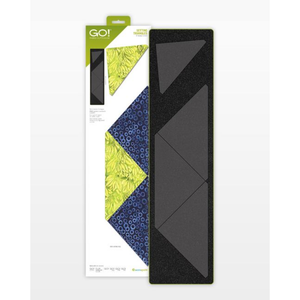 AccuQuilt GO! Setting Triangles (6" Finished) - die for fast precise multi-layer fabric cutting