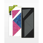 AccuQuilt GO! Setting Triangles (9" Finished) - die for fast precise multi-layer fabric cutting