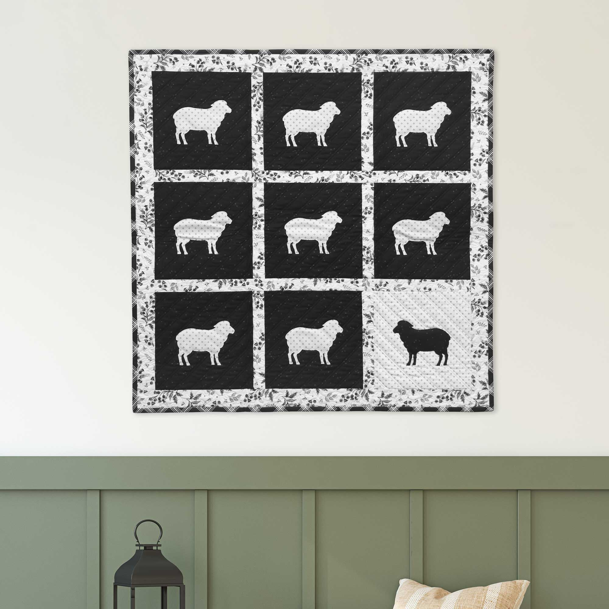 AccuQuilt GO! Sheep & Goat Die (Die to Try, April 2026) die - quilting shapes cut with precision and speed