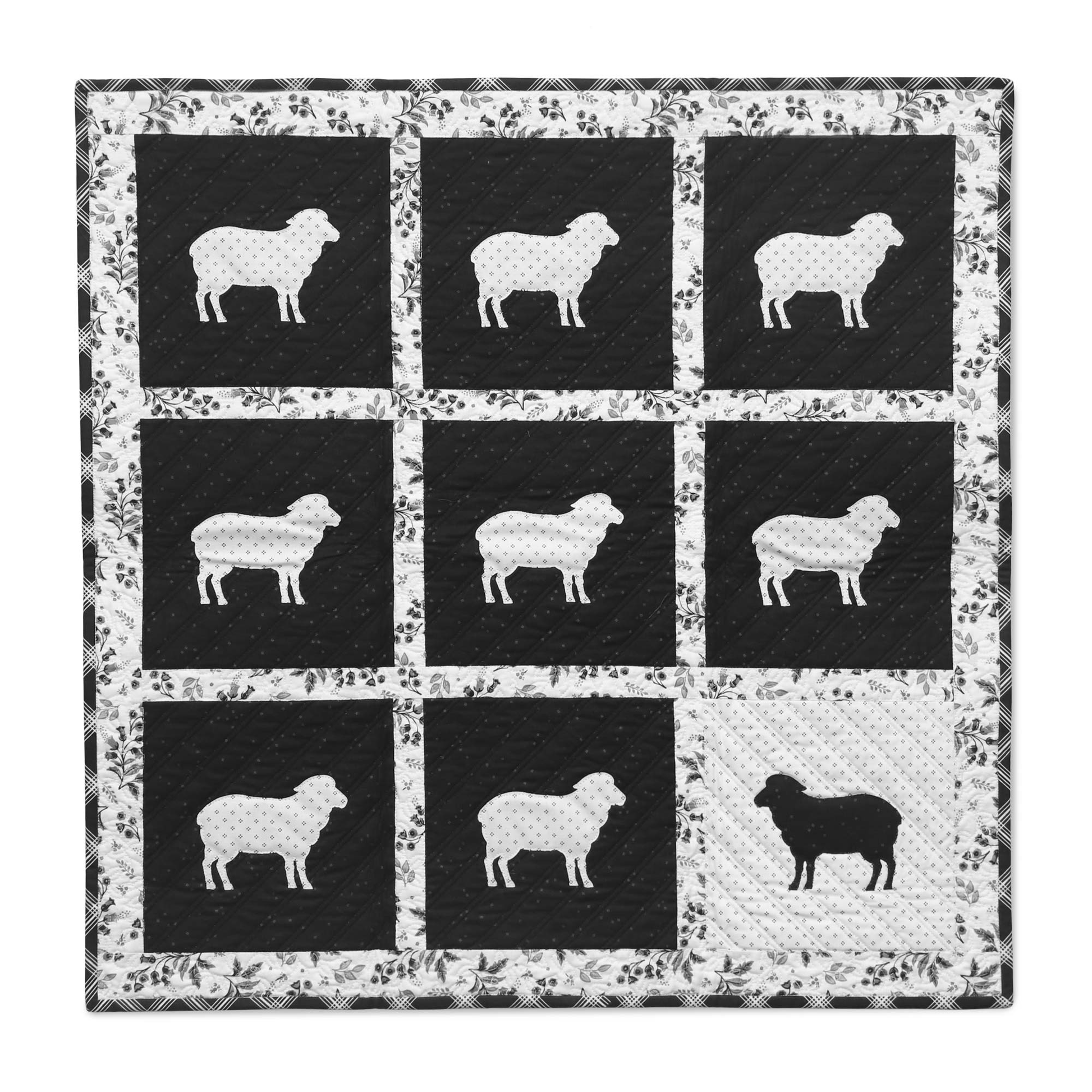 AccuQuilt GO! Sheep & Goat Die (Die to Try, April 2026) die - quilting shapes cut with precision and speed