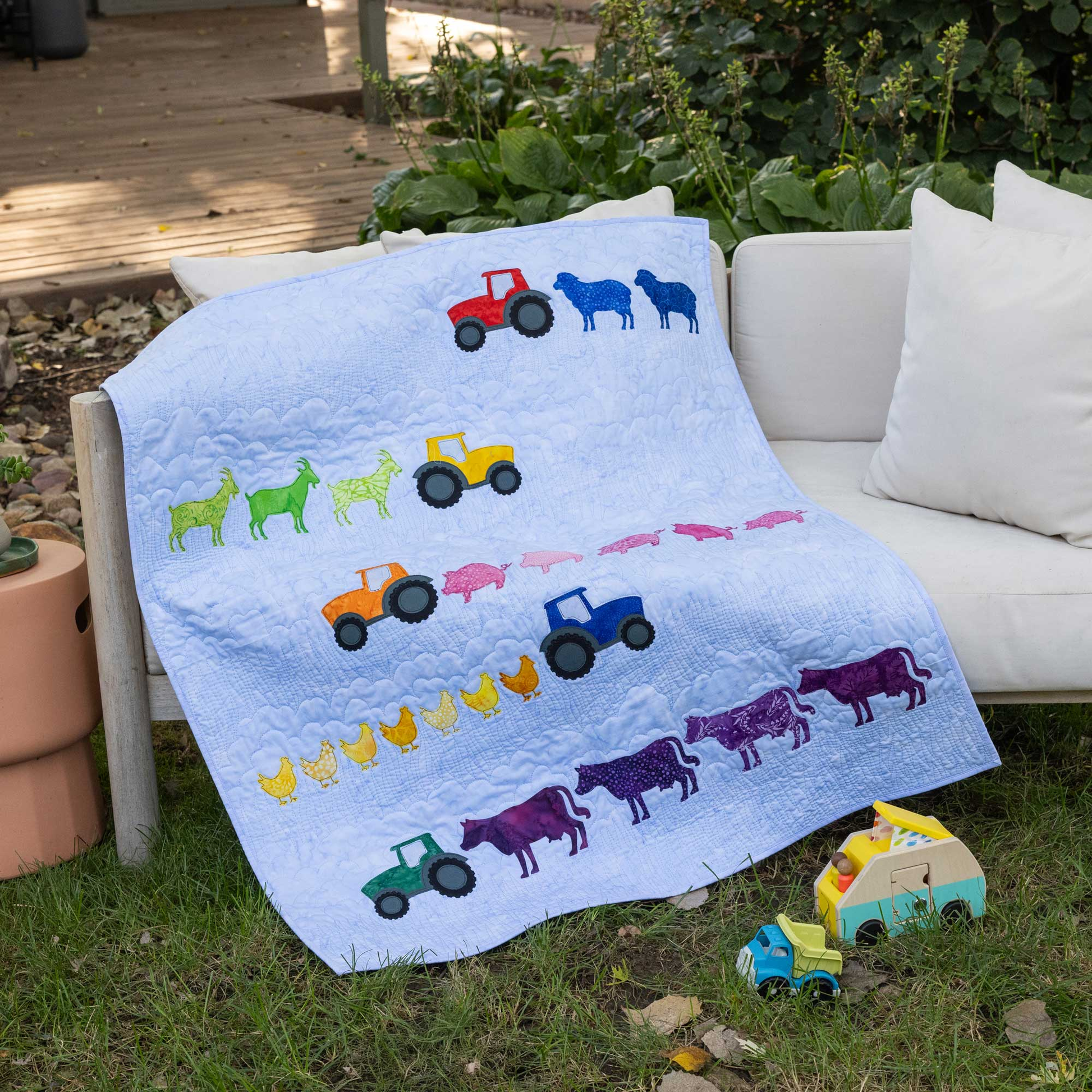 AccuQuilt GO! Sheep & Goat Die (Die to Try, April 2026) die - quilting shapes cut with precision and speed