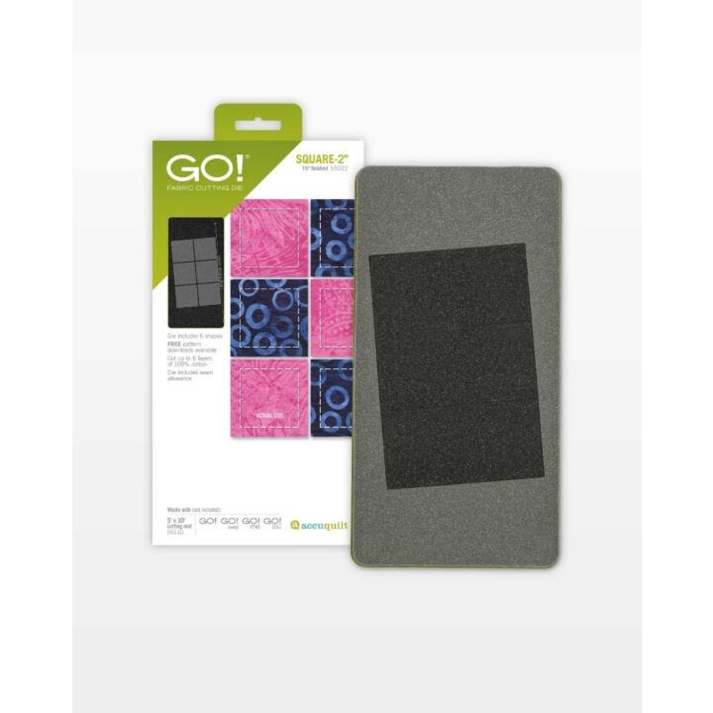 AccuQuilt GO! die (1½" Finished) - die for fast precise multi-layer fabric cutting