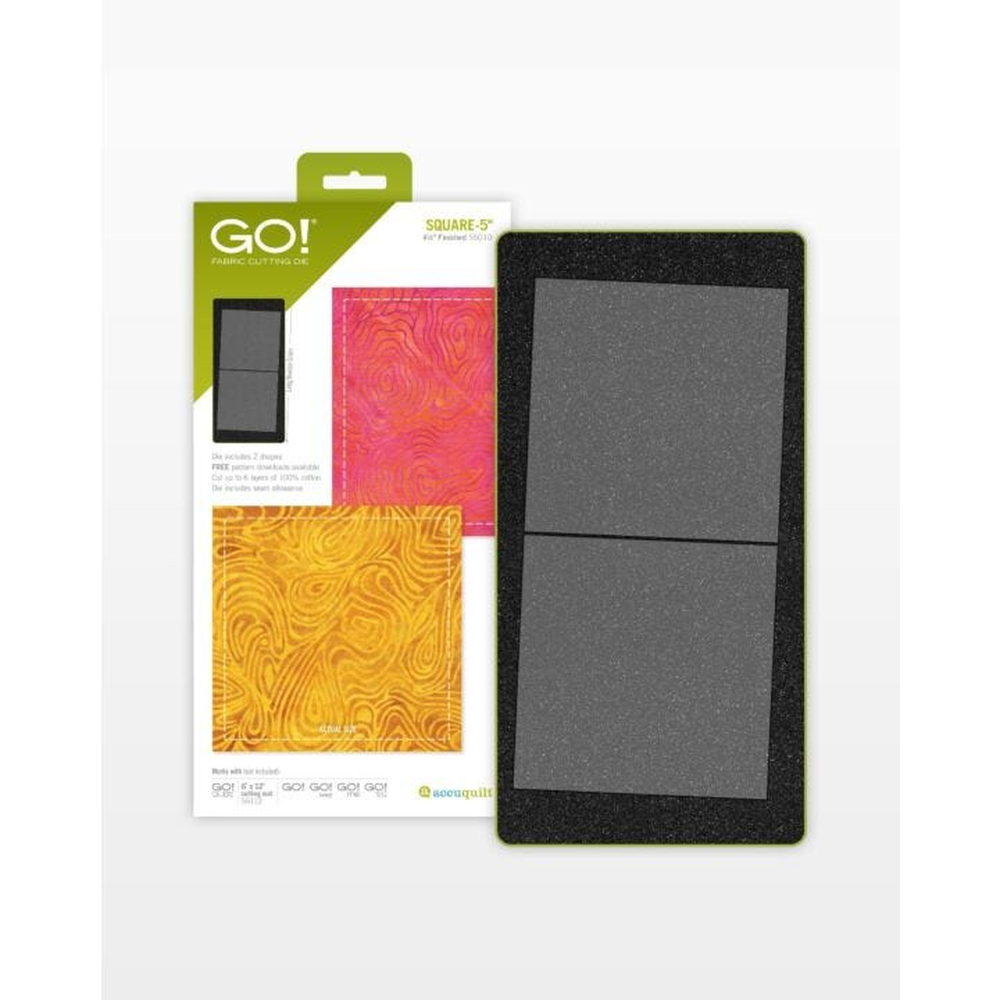 AccuQuilt GO! die (4½" Finished) - die for fast precise multi-layer fabric cutting