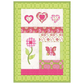 Panel using various dies including the AccuQuilt GO! Strip Cutter 6½" die