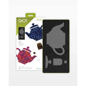 AccuQuilt GO! Tea Party die for fast, precise multi-layer fabric cutting