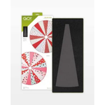 AccuQuilt GO! Tree Skirt Wedge die for fast, precise multi-layer fabric cutting