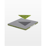 AccuQuilt GO! Triangles in a Square Center 5" Finished Square die for fast, precise multi-layer fabric cutting