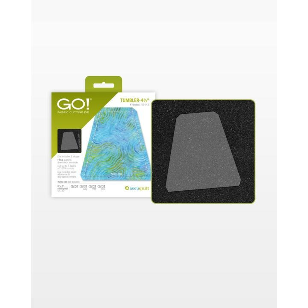 AccuQuilt GO! die (4" Finished) - die for fast precise multi-layer fabric cutting