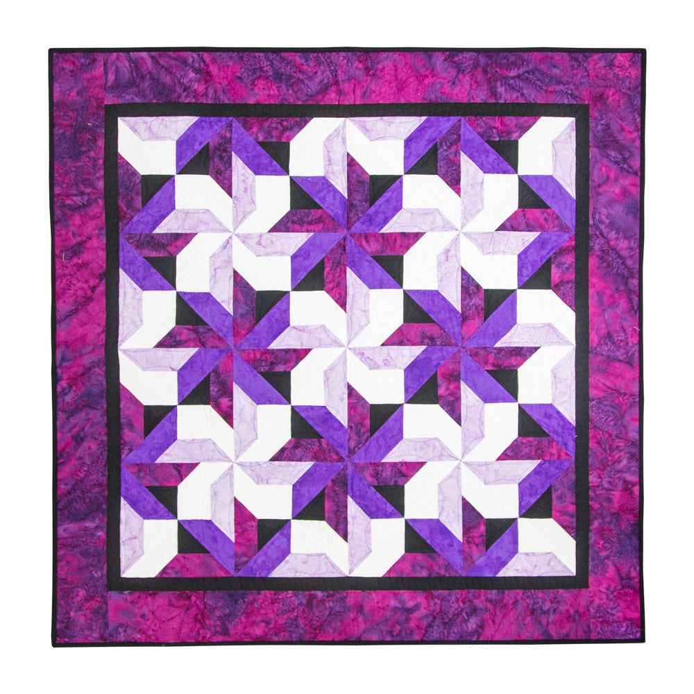 AccuQuilt GO! Whirling Star (12" Finished) die - quilting shapes cut with precision and speed