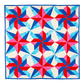 AccuQuilt GO! Whirling Star (12" Finished) die - quilting shapes cut with precision and speed