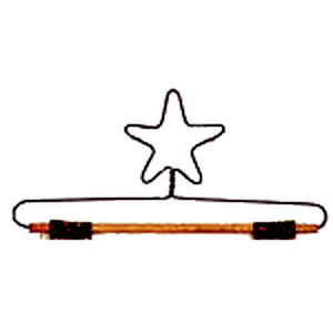 Ackfeld 12" Star Hanger & Dowel