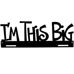 Ackfeld 14" I'm This Big Hanger Charcoal Finish