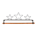 Ackfeld 16" 3 Star Hanger With Decorative Dowel