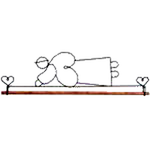Ackfeld 16" Flying Angel Hanger With ¼" Dowel