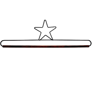 Ackfeld 16" Star Hanger With ¼" Dowel