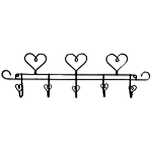Ackfeld 16" Three Heart Accessory Holder Hanger