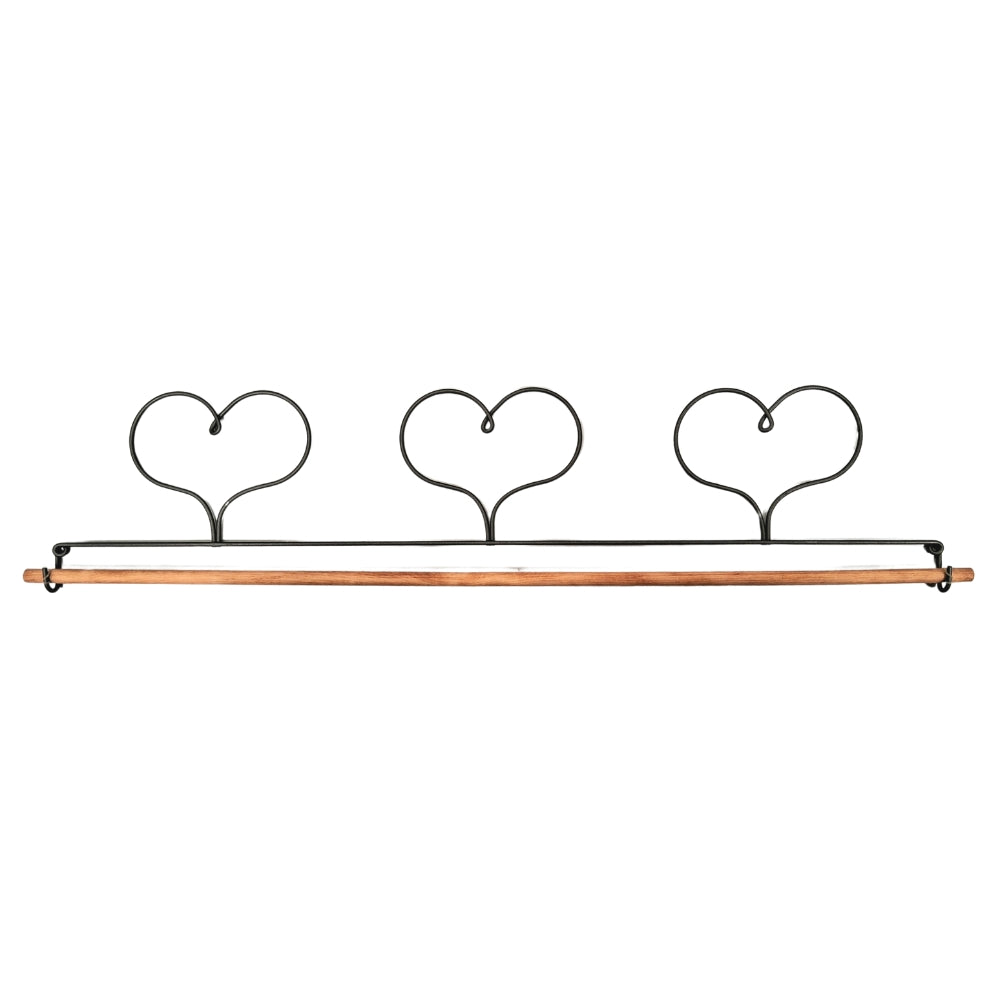 Ackfeld 22" Three Heart Wire Hanger