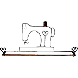 Ackfeld 22" Wire Hanger Sewing Machine With ¼" Dowel