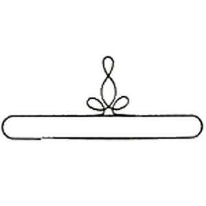Ackfeld 24" Heirloom Split Bottom Hanger