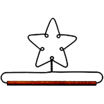 Ackfeld 4" Star Hanger