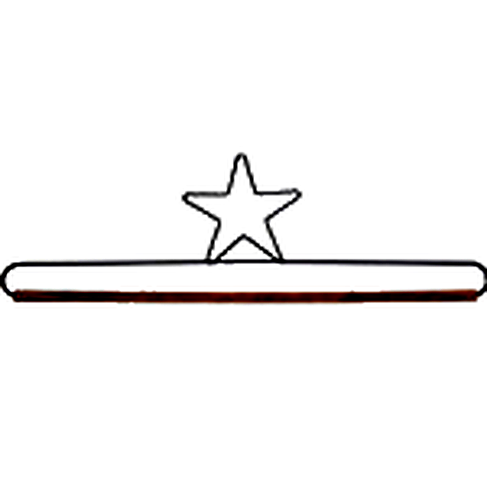 Ackfeld 5" Star Hanger With Dowel