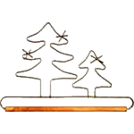 Ackfeld 6" Double Tree Hanger With Dowel