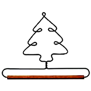 Ackfeld 6" Tree Wire Hanger With Dowel