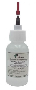 Acorn Seam Align Gentle Hold Fabric Glue PRO Applicator 1oz - Best Quilt Sew Knit Products Ltd fabric for quilting and pat...