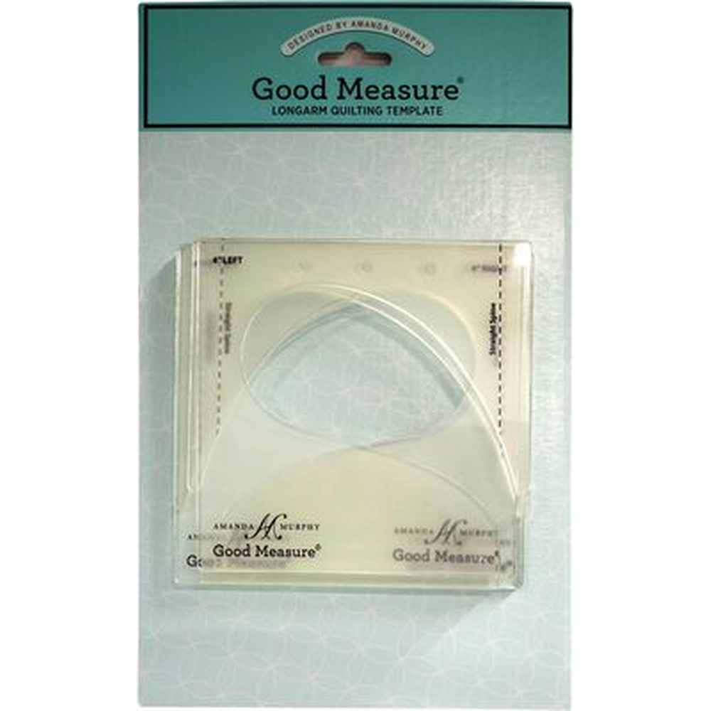 Good Measure Amanda Murphy ¼" Every Feather Plume 3 Template Set of 4 - quilting ruler and template