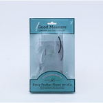 Good Measure Amanda Murphy ¼" Every Feather Plume Template Set of 4 - quilting ruler and template