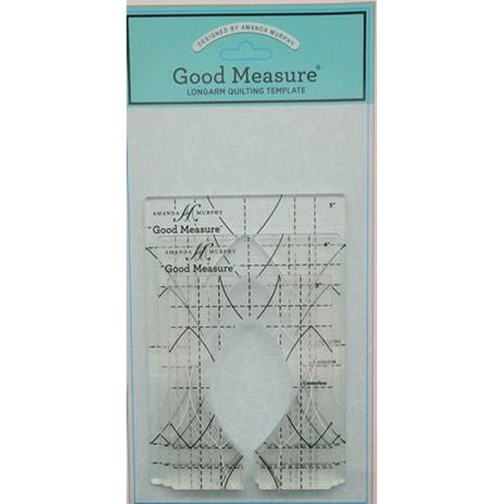 Good Measure Amanda Murphy ¼" Every Leaf 2 Templates Set of 3 - quilting ruler and template