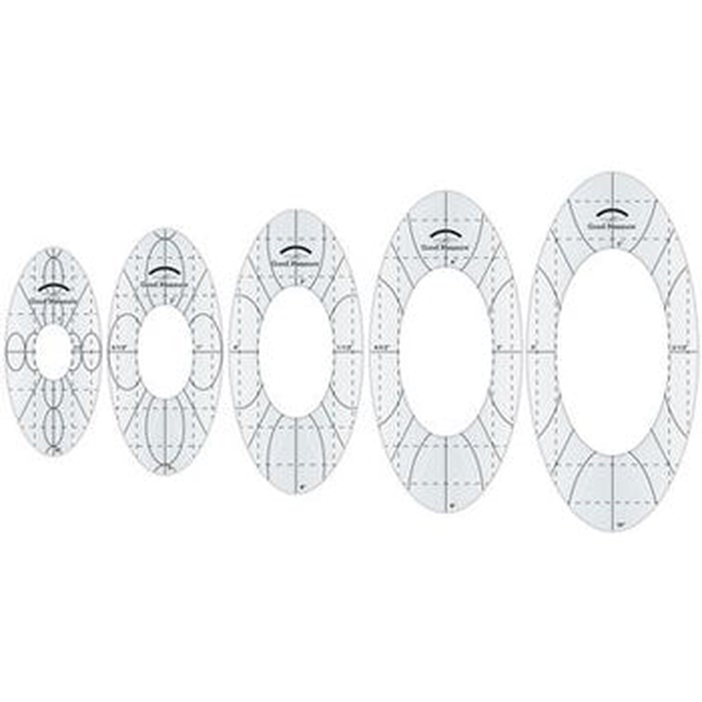 Amanda Murphy ¼" Every Oval Templates Pack of 5