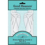 Good Measure Amanda Murphy ¼" Every Ribbon Candy2 Templates Set of 3 - quilting ruler and template