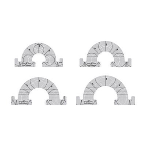 ¼" Every Semicircle Set 1 - craft pattern by Amanda Murphy