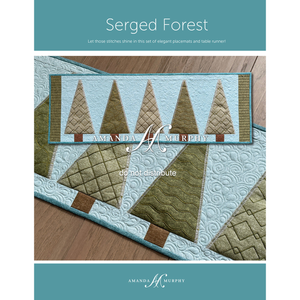 Amanda Murphy Serged Forest Runner & Placemats - Amanda Murphy product available at Quilt Direct
