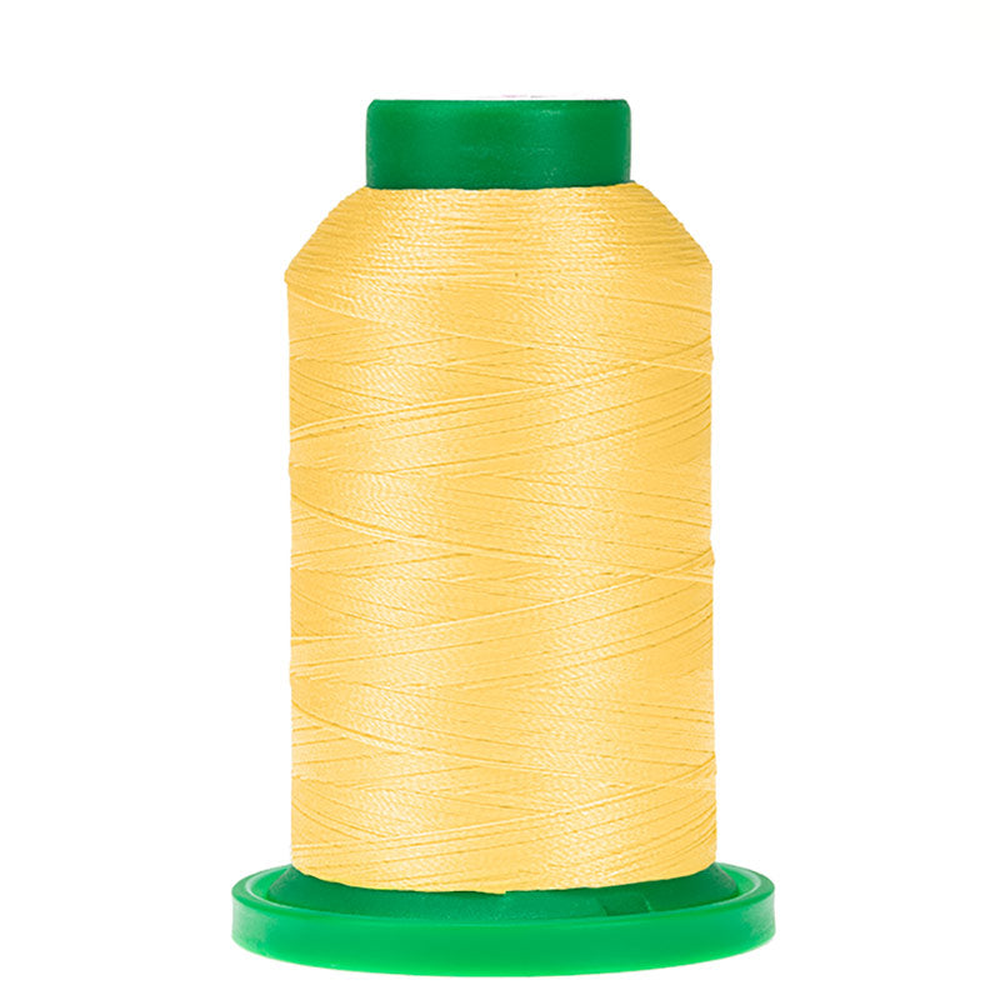 Amann Isacord embroidery thread spool in Lemon (0713) - 40wt 1000m