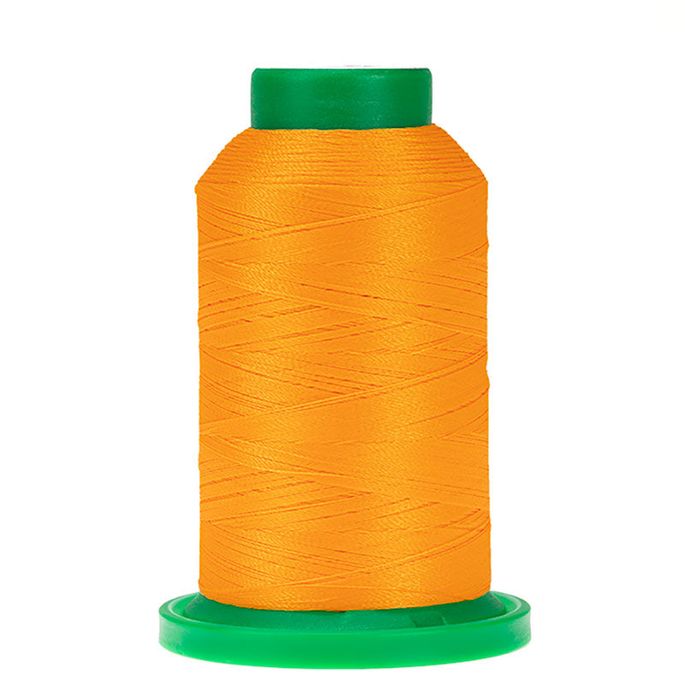 Amann Isacord embroidery thread spool in Golden Rod (0800) - 40wt 1000m