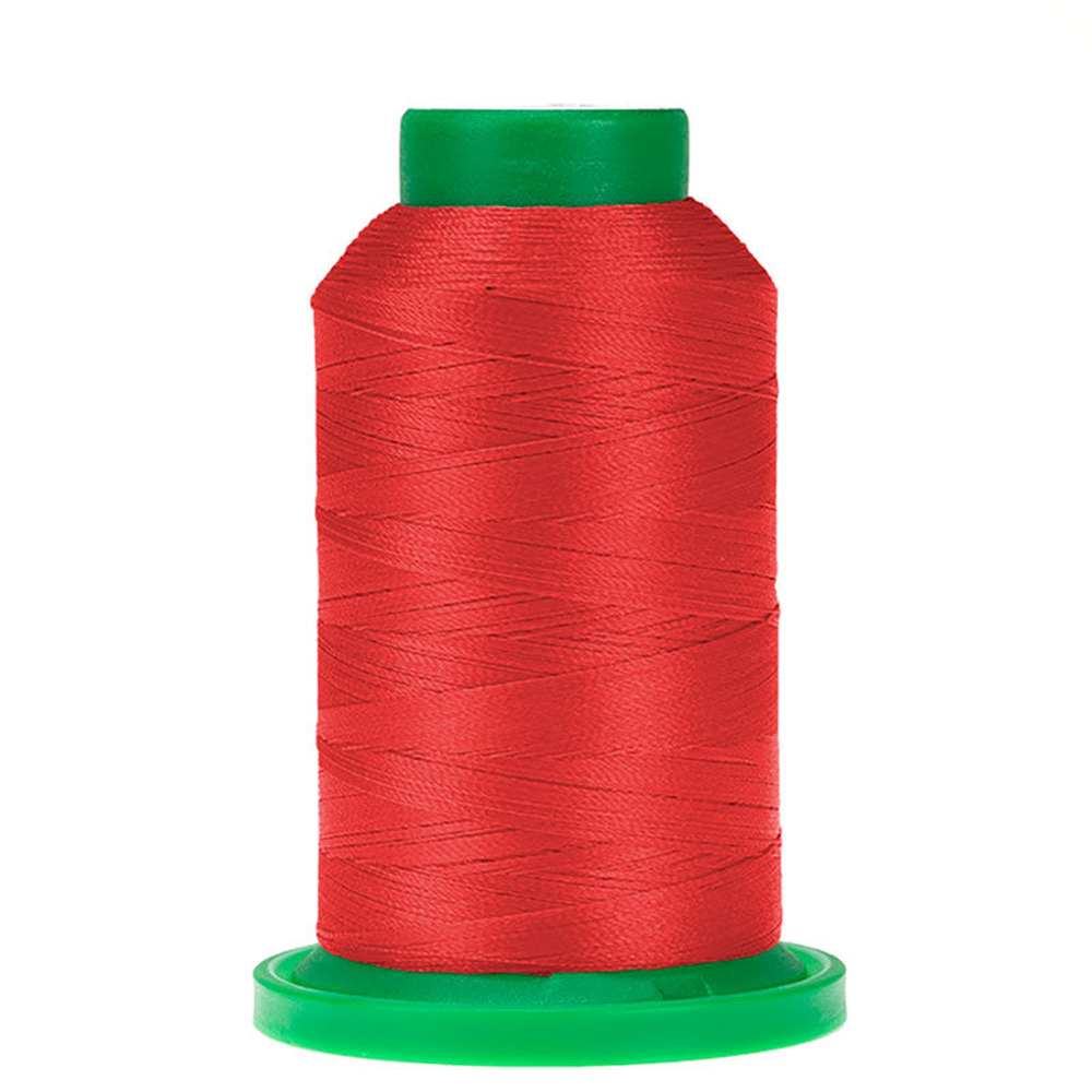 Amann Isacord embroidery thread spool in Not Quite Red (1720) - 40wt 1000m