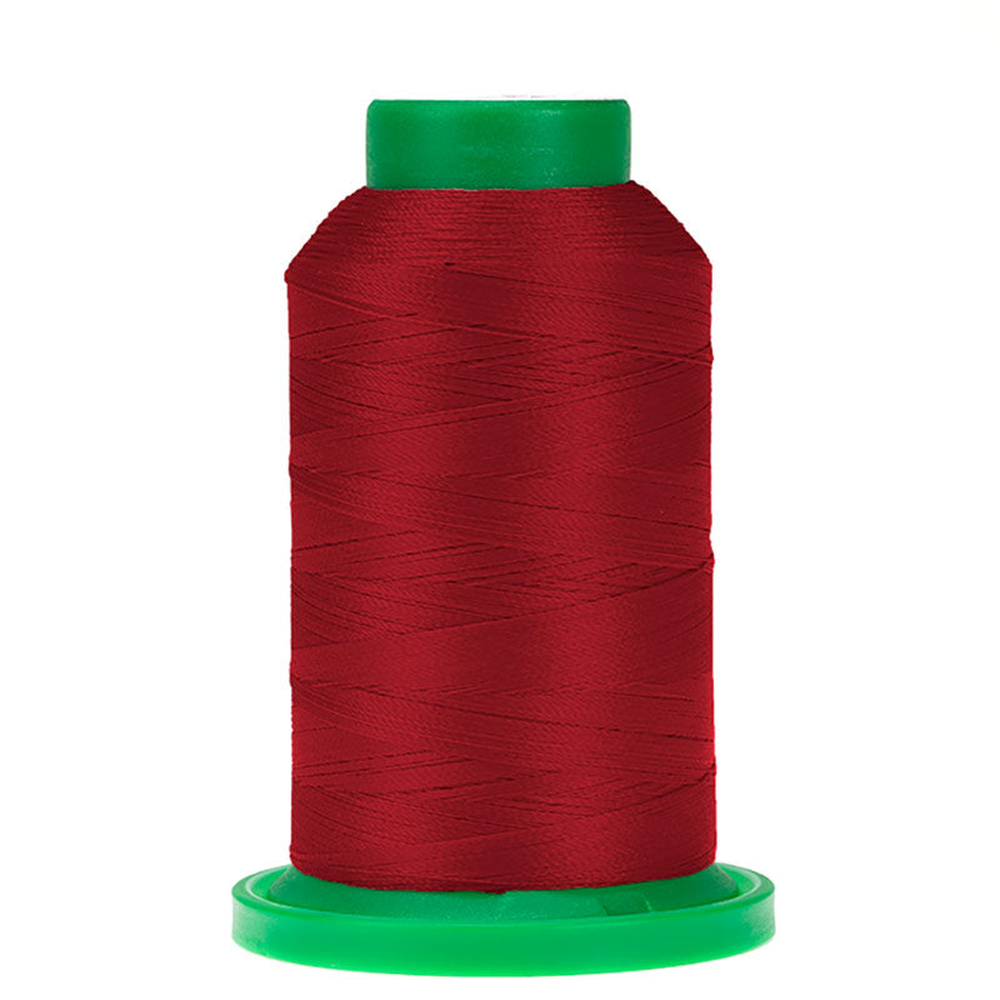 Amann Isacord embroidery thread spool in Poinsettia (1902) - 40wt 1000m