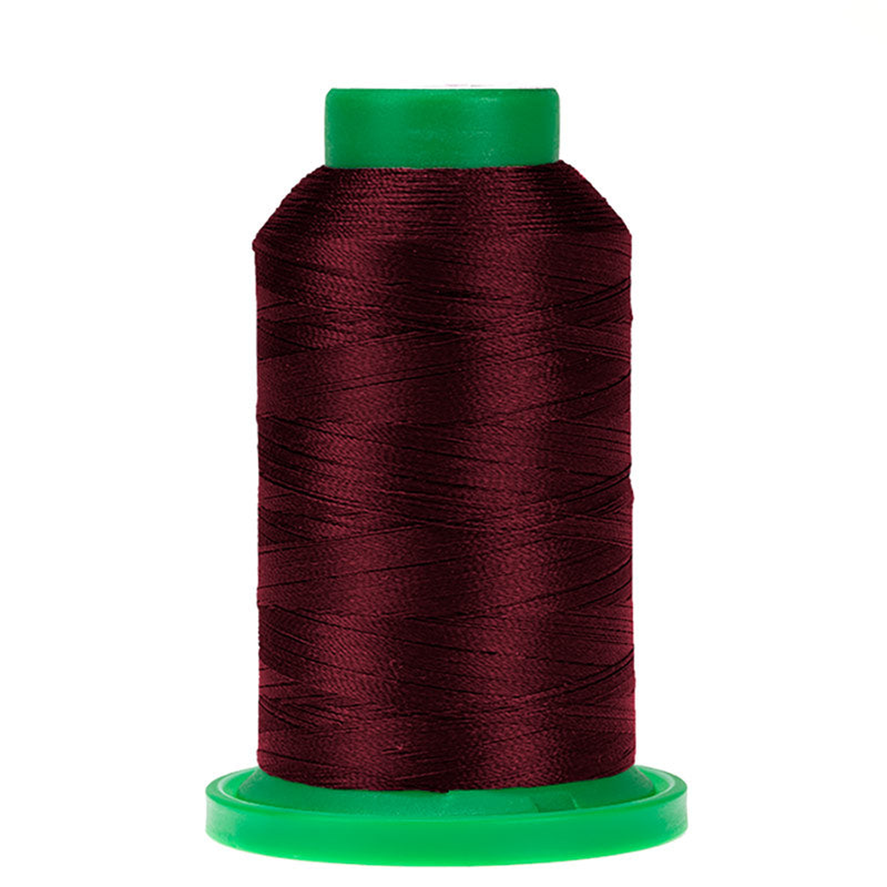 Amann Isacord embroidery thread spool in Bordeaux (2123) - 40wt 1000m