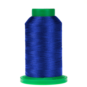Amann Isacord embroidery thread spool in Electric Blue (3510) - 40wt 1000m