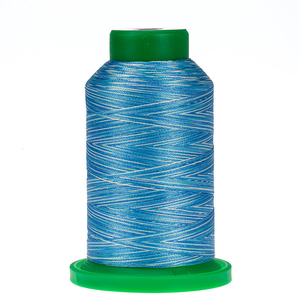 Amann Isacord embroidery thread spool in Ocean (9605) - 40wt 1000m