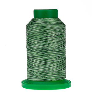 Amann Isacord embroidery thread spool in Shades of Grass (9805) - 40wt 1000m