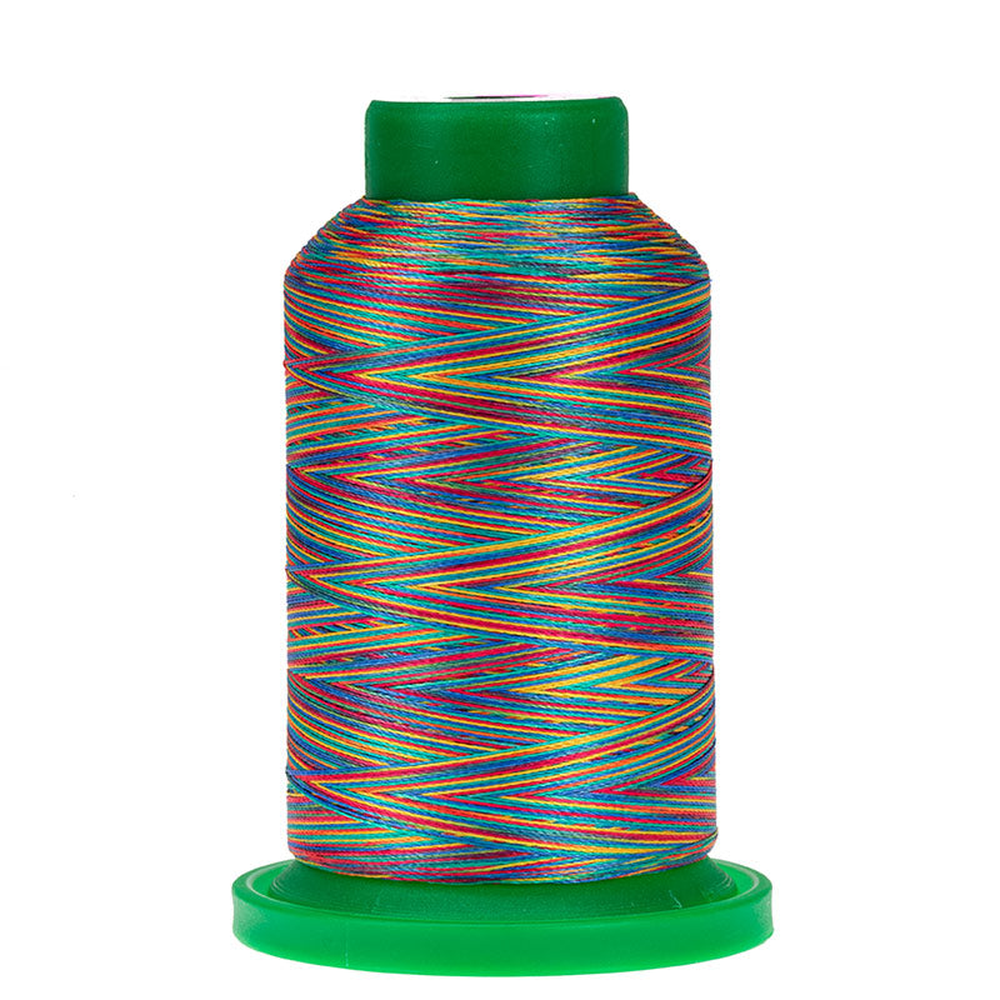 Amann Isacord embroidery thread spool in Rainbow (9916) - 40wt 1000m