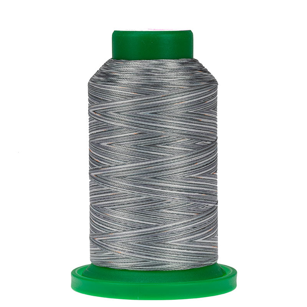 Amann Isacord embroidery thread spool in Overcast Greys (9920) - 40wt 1000m