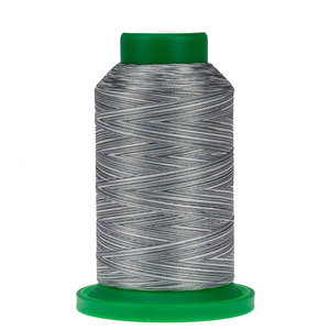 Amann Isacord embroidery thread spool in Overcast Greys (9920) - 40wt 1000m