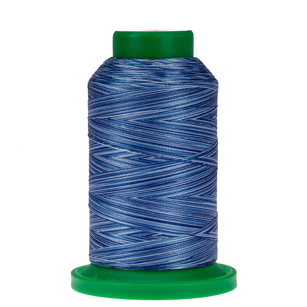 Amann Isacord embroidery thread spool in Cold Blue (9929) - 40wt 1000m