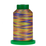 Amann Isacord embroidery thread spool in Bright Rainbow (9981) - 40wt 1000m